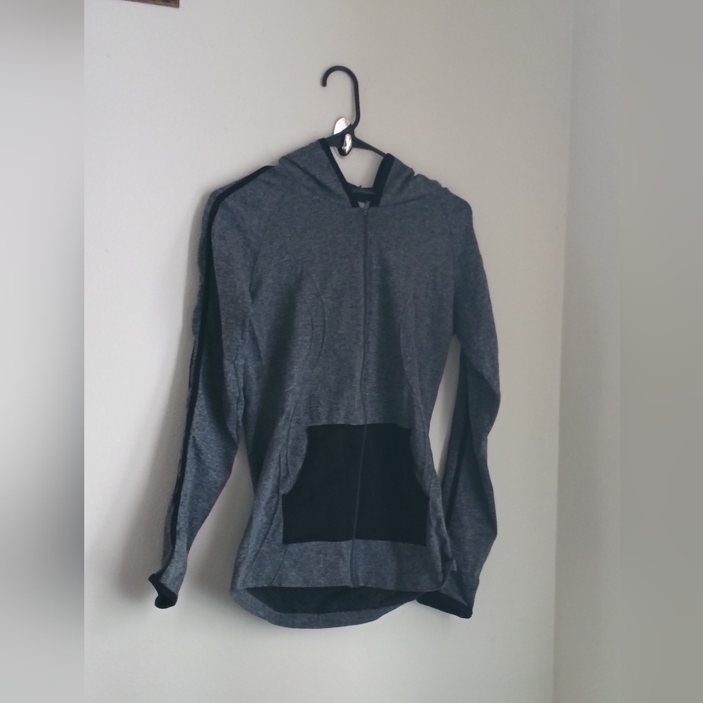 L.A Winner 2 Pc Tracksuit Women XL Grey & Black  Hoodie Academia Casual Office